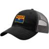imageCustom Trucker Hat Richardson Arizona State Flag Embroidery Country Name CottonBlackCharcoal