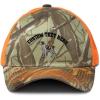 imageCustom Camo Mesh Trucker Hat Brittany Spaniel Pet Dog Embroidery CottonOrange Camo Personalized Text Here
