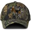 imageCustom Camo Baseball Cap Beagle B Embroidery Hunting Dad Hats for Men ampamp WomenForest Tree Green Design Only