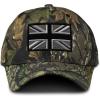 imageCustom Camo Baseball Cap British Flag Black White Embroidery CottonForest Tree Green Design Only