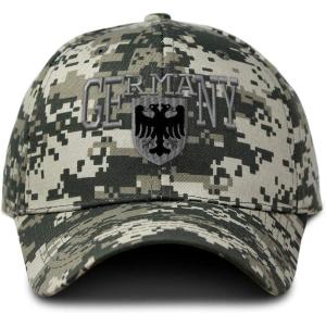 imageCamo Baseball Cap German Eagle Deutschland B Embroidery Cotton Strap ClosurePixel Digital Camo