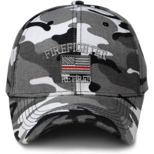 imageSpeedy Pros City Camo Baseball Cap Firefighter Fireman Retired Embroidery AcrylicCity Camo