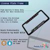 imageSpeedy Pros My Heart Belongs to a Police Officer Zinc Metal License Plate Frame Car Auto Tag Holder  Chrome 4 Holes