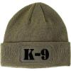 imagePatch Beanie K9 Black Embroidery Acrylic Skull Cap Hats for Men ampamp Women Olive Green Design Only