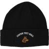 imagePatch Beanie German Shepherd Head Gold Embroidery Dogs Winter Hats 1 SizeBlack