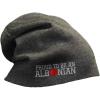 imageSlouchy Beanie for Men Proud to Be an Albanian Embroidery Flags Women Skull CapDark Grey