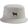 imageCustom Bucket Apparel Hat Akita Dog Silhouette Embroidery Cotton for Men ampamp WomenKhaki Design Only