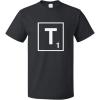 imageCustom Graphic T Shirts for Men T Scrabble Initial Monogram Letter T CottonBlack Design Only