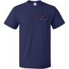 imageFunny Graphic T Shirts for Men Nautical Port Lighthouse Cotton TopNavy