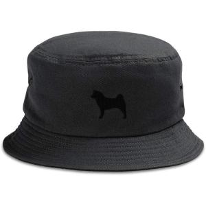 imageCustom Bucket Apparel Hat Akita Dog Silhouette Embroidery Cotton for Men ampamp WomenBlack Design Only