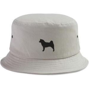 imageCustom Bucket Apparel Hat Akita Dog Silhouette Embroidery Cotton for Men ampamp WomenKhaki Design Only