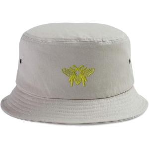 imageCustom Bucket Apparel Hat Flying Bee A Embroidery Cotton Hats for Men ampamp WomenKhaki Design Only