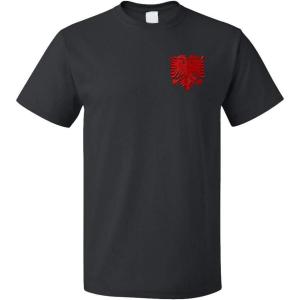 imageFunny Graphic T Shirts for Men Albanian Eagle Cotton TopBlack