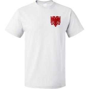 imageFunny Graphic T Shirts for Men Albanian Eagle Cotton TopWhite