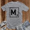 imageCustom Graphic T Shirts for Men M Scrabble Initial Monogram Letter M CottonBlack Design Only