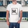 imageCustom Graphic T Shirts for Men M Scrabble Initial Monogram Letter M CottonBlack Design Only