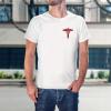 imageFunny Graphic T Shirts for Men Red Medical Caduceus Symbol Cotton TopNavy