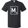 imageCustom Graphic T Shirts for Men M Scrabble Initial Monogram Letter M CottonBlack Design Only