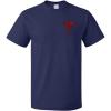 imageFunny Graphic T Shirts for Men Red Medical Caduceus Symbol Cotton TopNavy