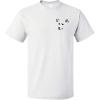 imageFunny Graphic T Shirts for Men Shiba Inu Face Silhouette Cotton TopWhite