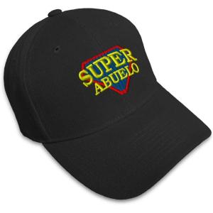 imageCustom Baseball Cap Super Abuelo Spanish Embroidery Dad Hats for Men ampamp WomenBlack Design Only