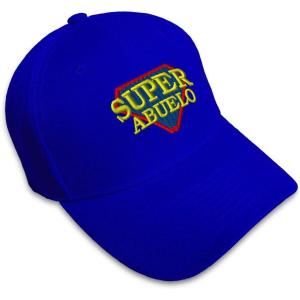 imageCustom Baseball Cap Super Abuelo Spanish Embroidery Dad Hats for Men ampamp WomenRoyal Blue Design Only