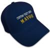 imageBaseball Cap Mayor Spanish Major Army Embroidery Foreign LanguagesNavy