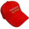 imageBaseball Cap Mayor Spanish Major Army Embroidery Foreign LanguagesRed