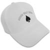 imageCustom Baseball Cap Spade Embroidery Poker Acrylic Dad Hats for Men ampamp WomenWhite Personalized Text Here