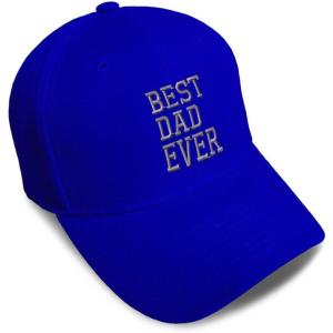 imageBaseball Cap Best Dad Ever Aembroidery Humor Best Dad Ever Acrylic Dad Hats for Men ampamp WomenRoyal Blue Design Only