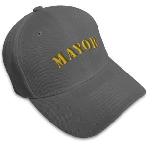 imageBaseball Cap Mayor Spanish Major Army Embroidery Foreign LanguagesDark Grey