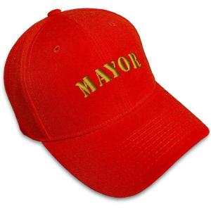 imageBaseball Cap Mayor Spanish Major Army Embroidery Foreign LanguagesRed