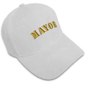 imageBaseball Cap Mayor Spanish Major Army Embroidery Foreign LanguagesWhite