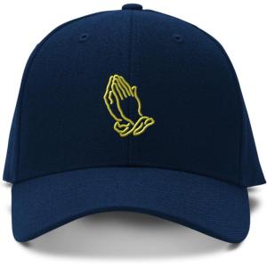 imageSpeedy Pros Baseball Cap Jesus God Prayer Embroidery Acrylic Dad Hats for Men ampamp Women Strap Closure Navy 1 Size