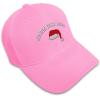 imageSpeedy Pros Baseball Cap Santa Hat Embroidery Holidays and Occasions for Men ampamp WomenSoft Pink