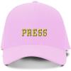 imageSpeedy Pros Baseball Cap Gold Press News Embroidery Acrylic Dad Hats for Men ampamp Women 1 SizeSoft Pink