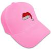 imageSpeedy Pros Baseball Cap Santa Hat Embroidery Holidays and Occasions for Men ampamp WomenSoft Pink
