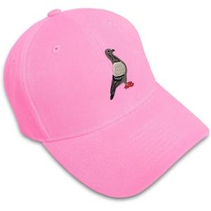 imageBaseball Cap Pigeon B Embroidery Animals Birds Hats for Men ampamp WomenSoft Pink