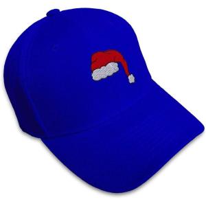 imageSpeedy Pros Baseball Cap Santa Hat Embroidery Holidays and Occasions for Men ampamp WomenRoyal Blue