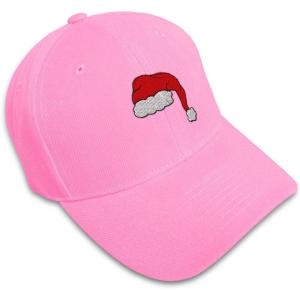 imageSpeedy Pros Baseball Cap Santa Hat Embroidery Holidays and Occasions for Men ampamp WomenSoft Pink