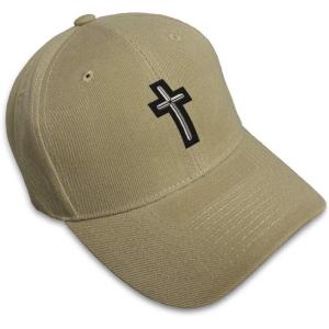 imageCustom Baseball Cap Chaplain Cross Embroidery Acrylic Dad Hats for Men ampamp WomenKhaki Design Only