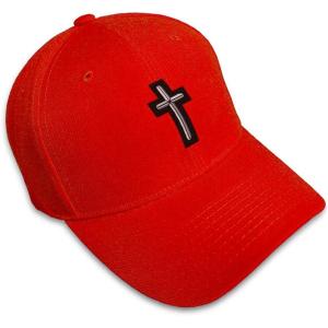 imageCustom Baseball Cap Chaplain Cross Embroidery Acrylic Dad Hats for Men ampamp WomenRed Design Only
