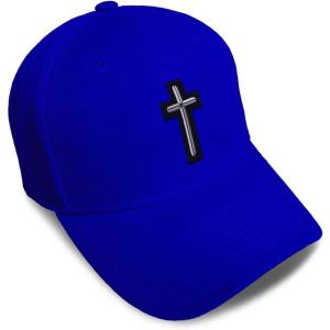 imageCustom Baseball Cap Chaplain Cross Embroidery Acrylic Dad Hats for Men ampamp WomenRoyal Blue Design Only