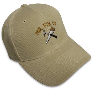 imageBaseball Cap Mr Fix It Embroidery Profession Construction Hats for Men ampamp WomenKhaki