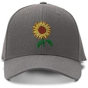 imageCustom Baseball Cap Sunflower A Embroidery Acrylic Dad Hats for Men ampamp WomenGray Design Only