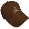 imageBaseball Cap Japanese Truth Embroidery Foreign Languages Hats for Men ampamp WomenBrown