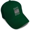 imageSpeedy Pros Baseball Cap Us Army Retired Embroidery Dad Hats for Men ampamp Women Strap ClosureForest Green