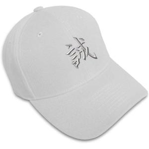 imageBaseball Cap Japanese Truth Embroidery Foreign Languages Hats for Men ampamp WomenWhite