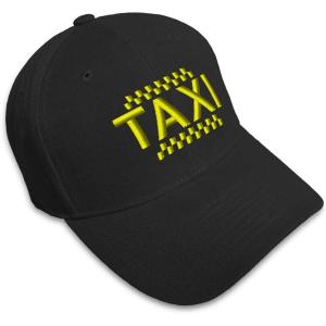 imageCustom Baseball Cap Taxi Embroidery Cars Acrylic Dad Hats for Men ampamp WomenBlack Design Only
