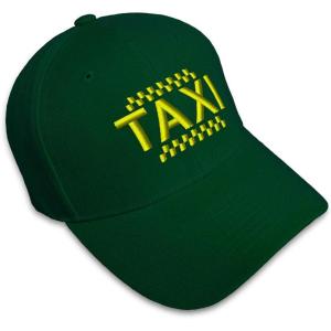 imageCustom Baseball Cap Taxi Embroidery Cars Acrylic Dad Hats for Men ampamp WomenForest Green Design Only